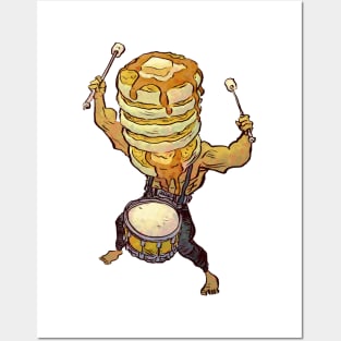 Pancakes on Drums Posters and Art